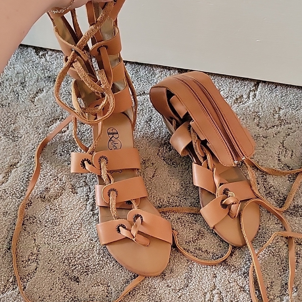 Tan Gladiator Sandals